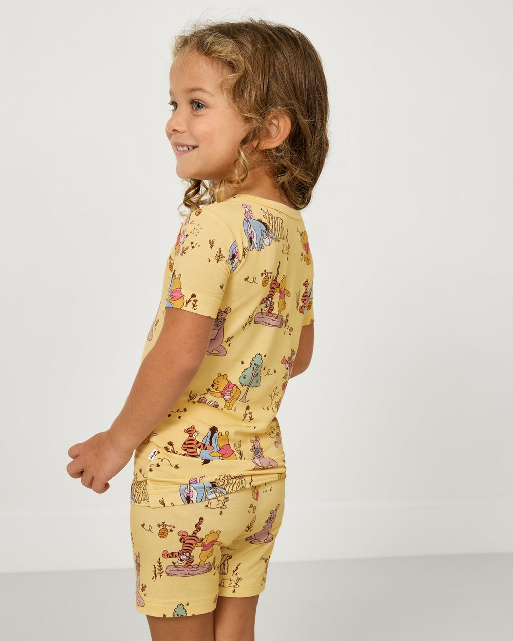Disney Playtime With Pooh Two-Piece Short Sleeve & Shorts Pajama Set
