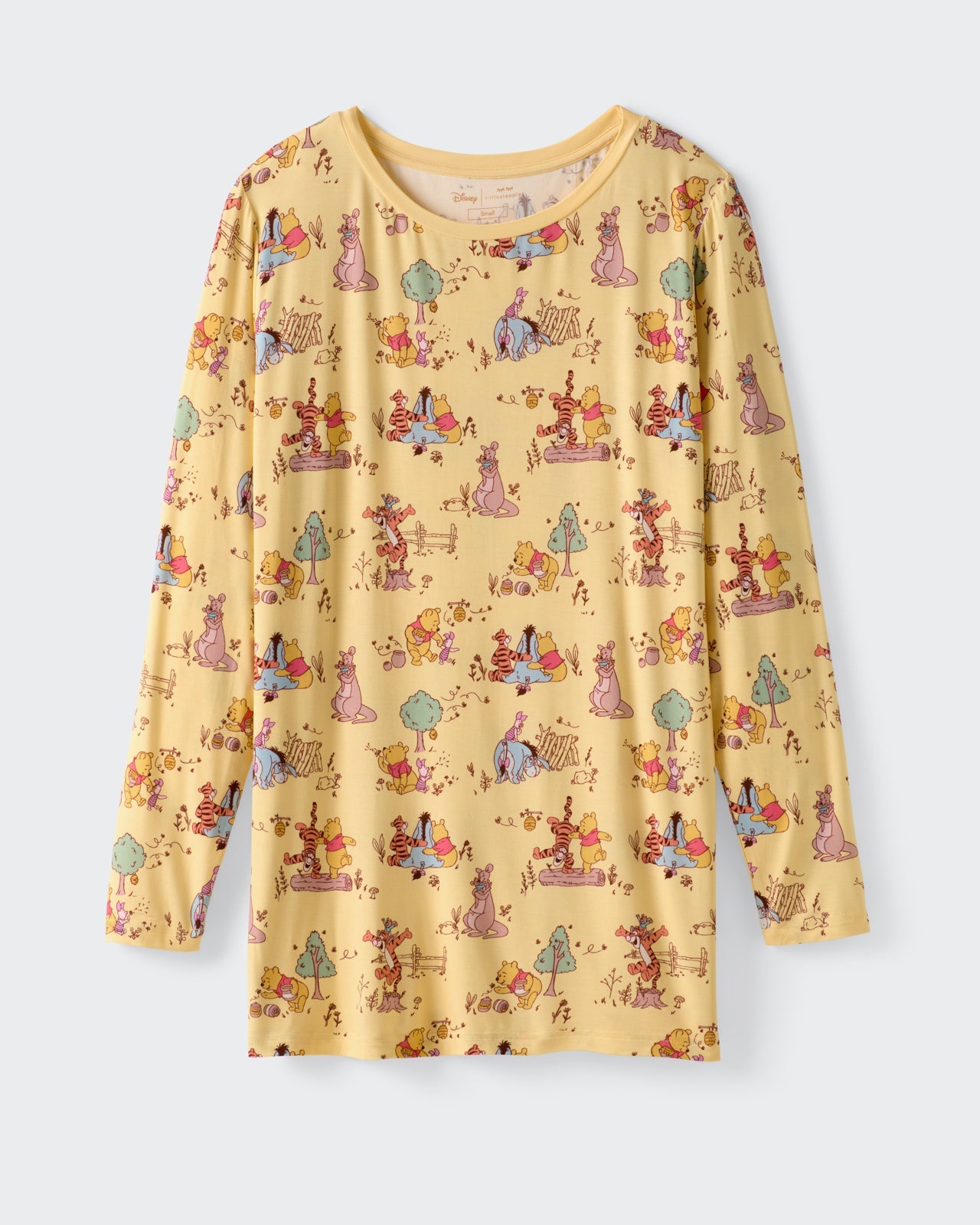 Disney Playtime With Pooh Men's Long Sleeve Pajama Top